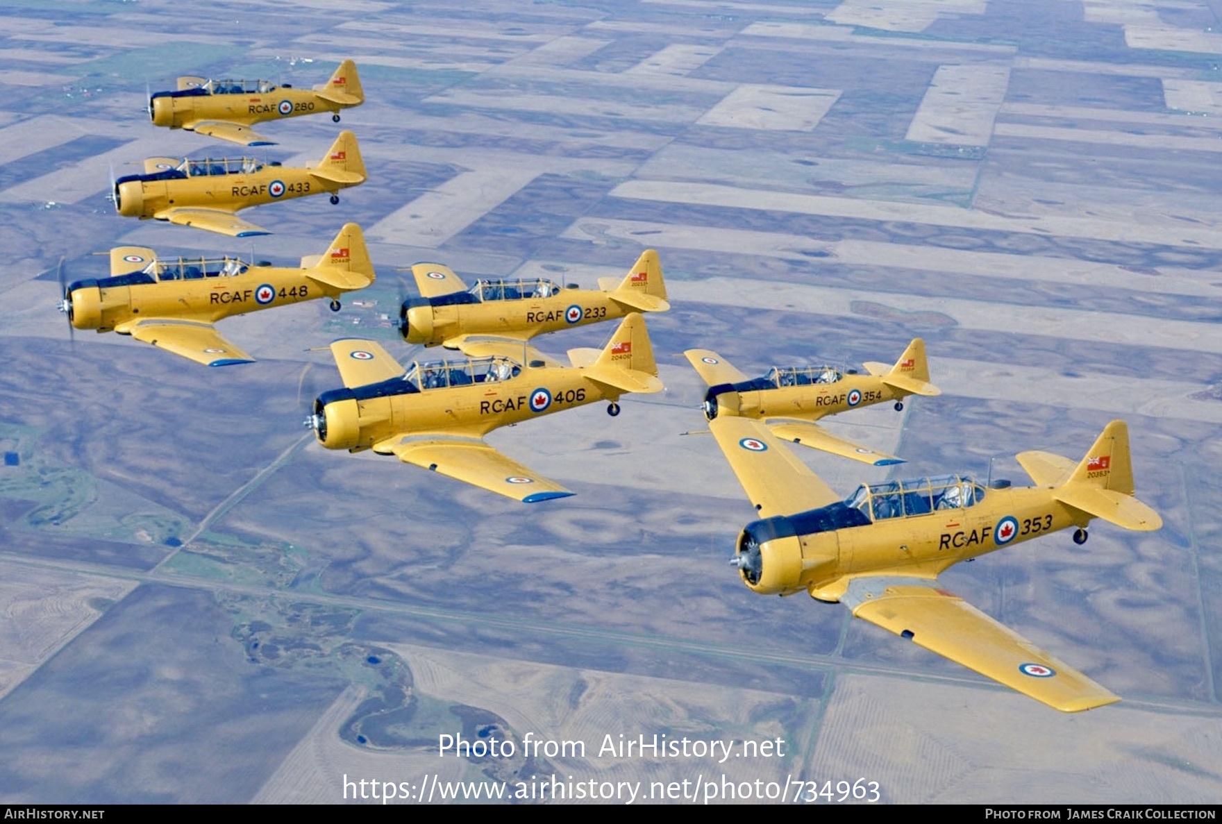 Aircraft Photo of 20448 / 448 | North American Harvard Mk4 | Canada - Air Force | AirHistory.net #734963