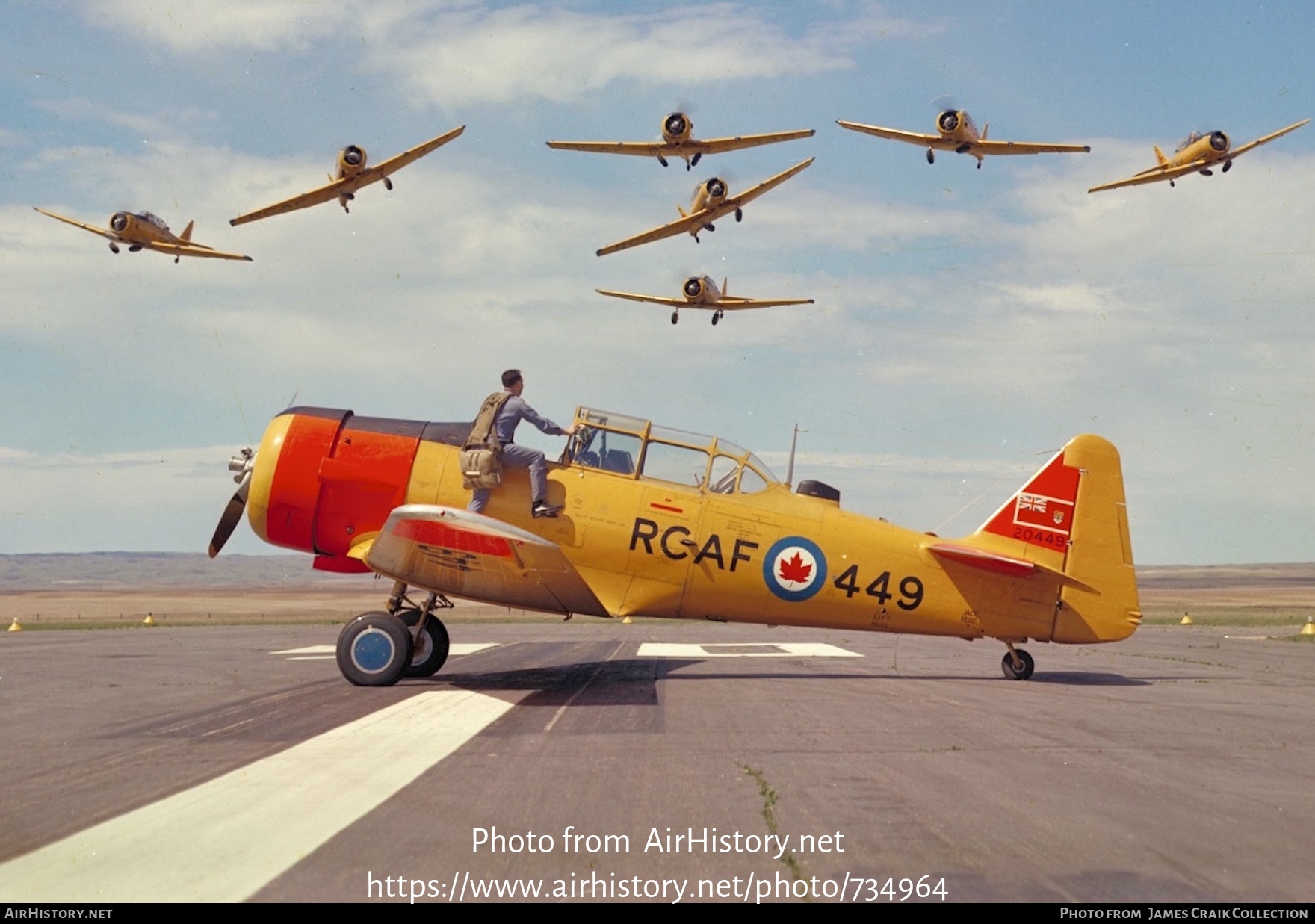 Aircraft Photo of 20449 / 449 | North American Harvard Mk4 | Canada - Air Force | AirHistory.net #734964