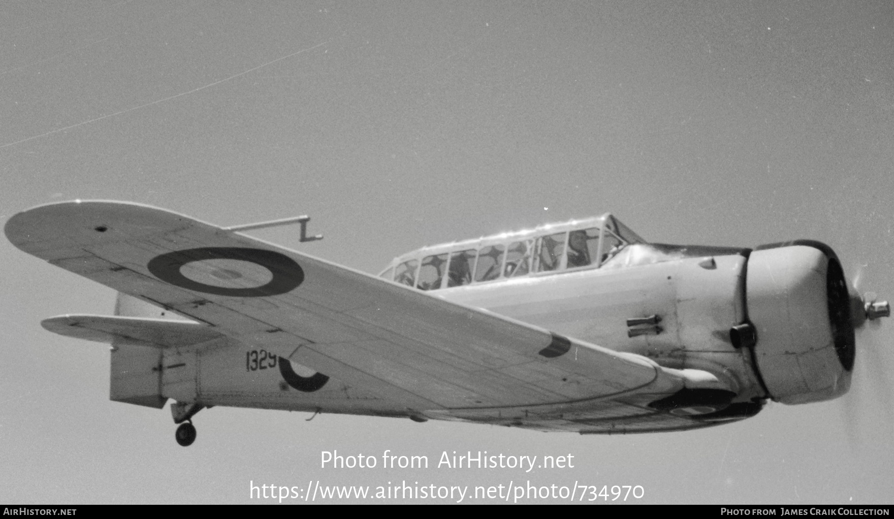 Aircraft Photo of 1329 | North American AT-16 Harvard IIA | Canada - Air Force | AirHistory.net #734970