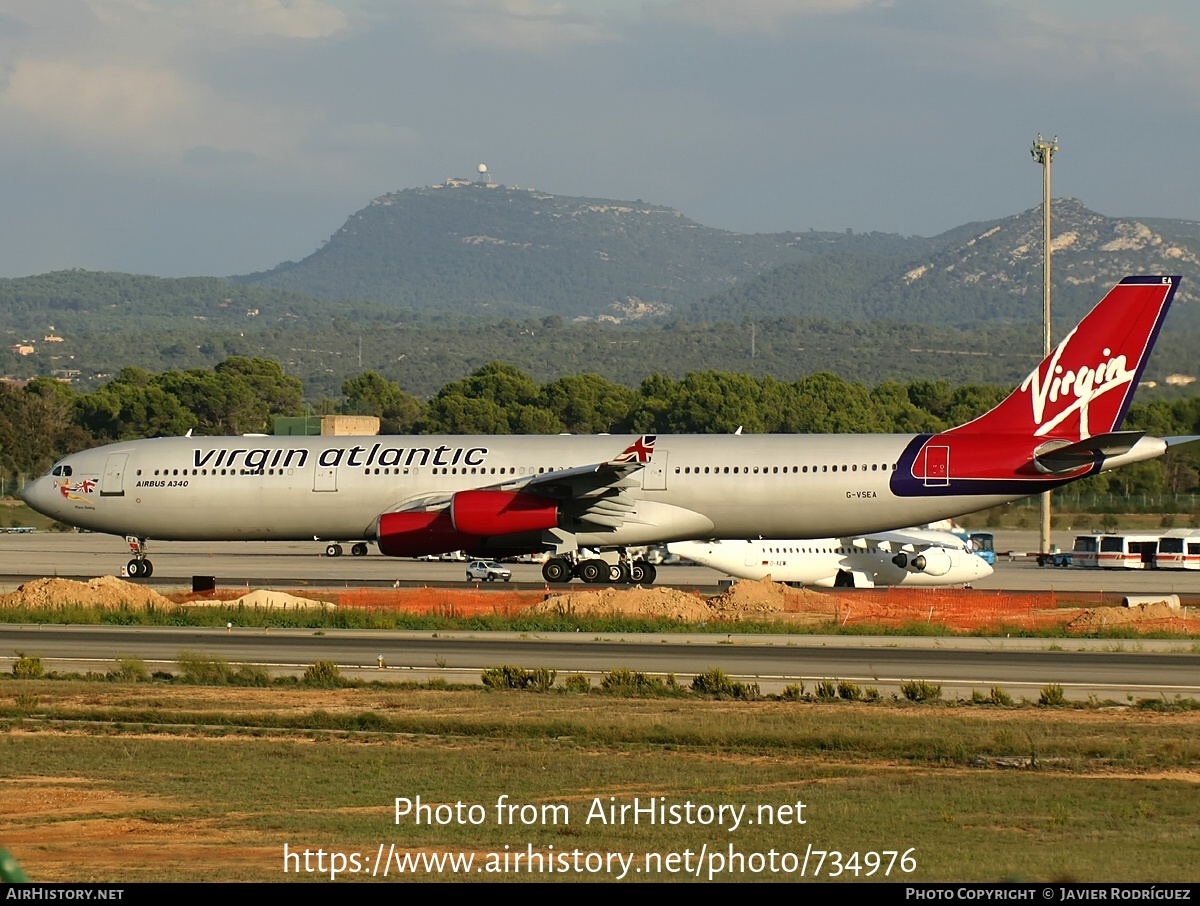 Aircraft Photo of G-VSEA | Airbus A340-311 | Virgin Atlantic Airways | AirHistory.net #734976