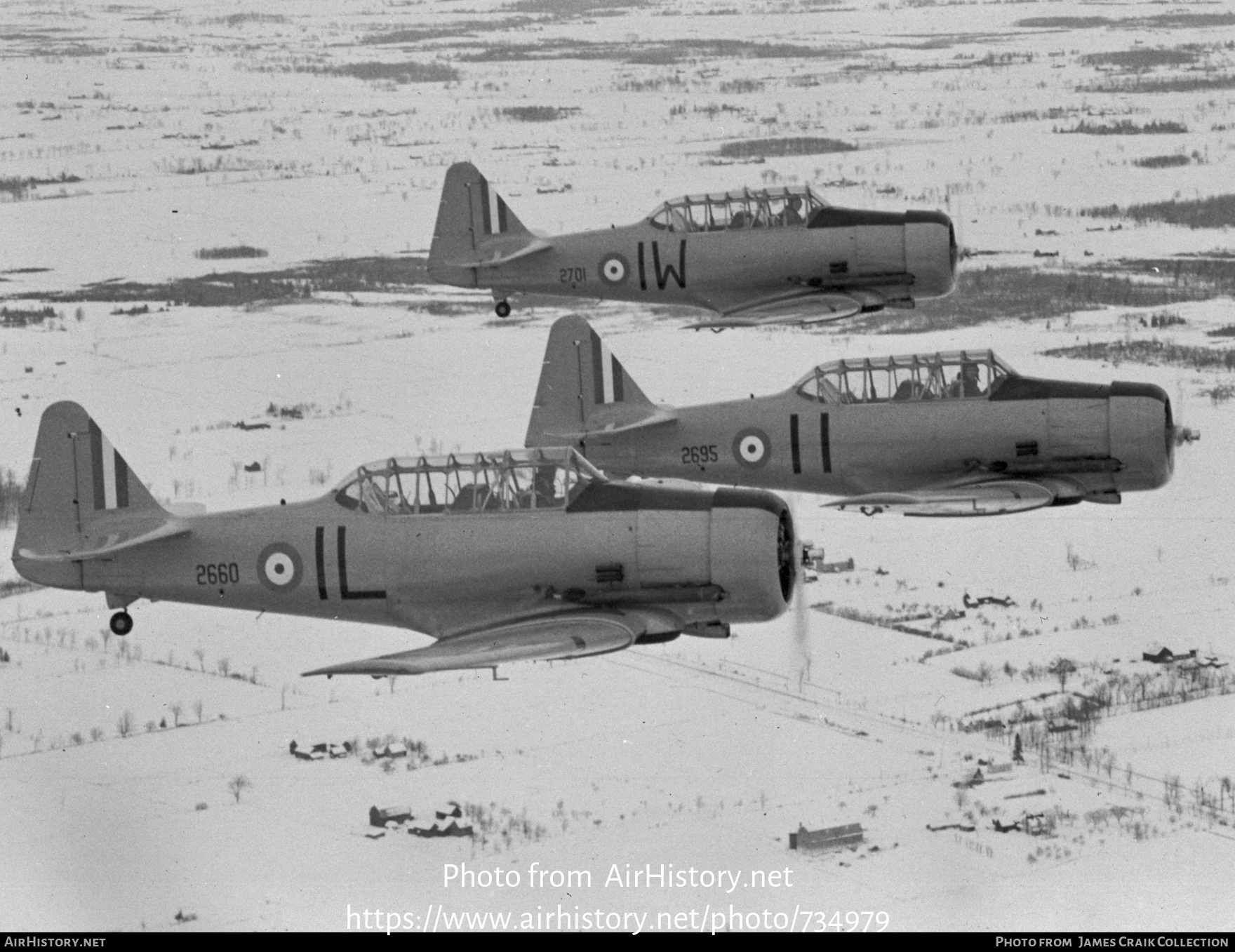 Aircraft Photo of 2660 | North American AT-16 Harvard IIA | Canada - Air Force | AirHistory.net #734979