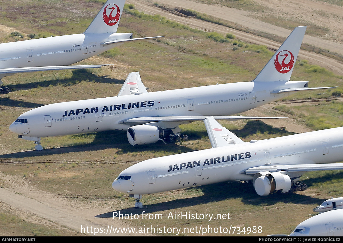 Aircraft Photo of JA007D | Boeing 777-289 | Japan Airlines - JAL | AirHistory.net #734988