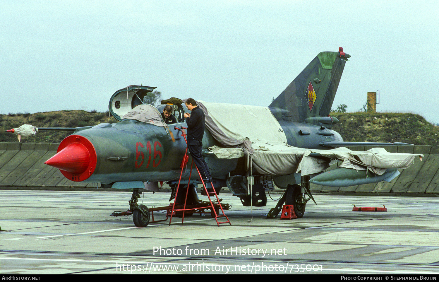 Aircraft Photo of 616 | Mikoyan-Gurevich MiG-21M | East Germany - Air Force | AirHistory.net #735001