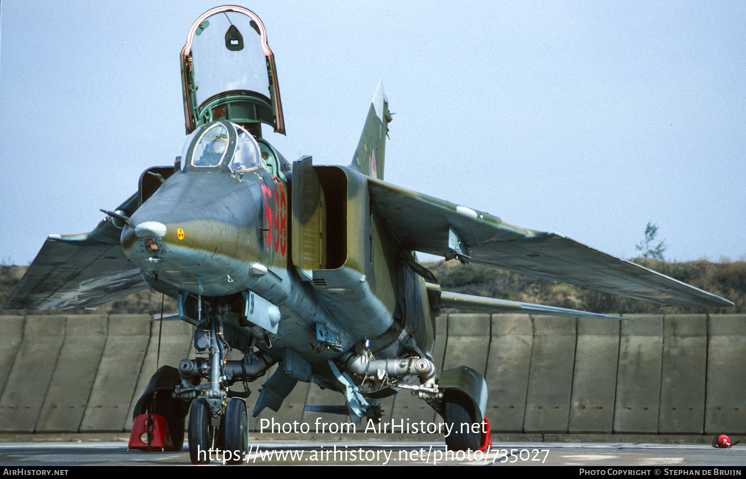 Aircraft Photo of 698 | Mikoyan-Gurevich MiG-23BN | East Germany - Air Force | AirHistory.net #735027