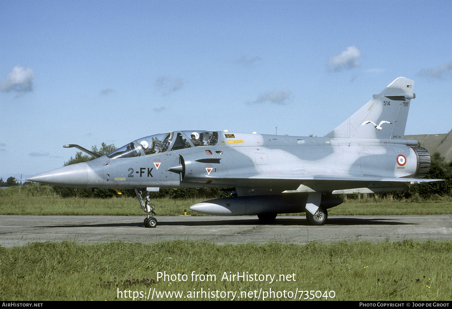 Aircraft Photo of 514 | Dassault Mirage 2000B | France - Air Force | AirHistory.net #735040