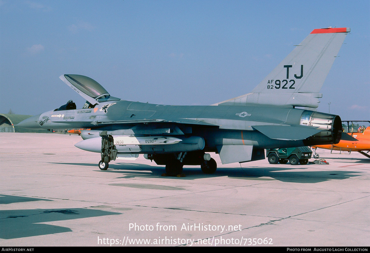 Aircraft Photo of 82-0922 / AF82-922 | General Dynamics F-16A Fighting Falcon | USA - Air Force | AirHistory.net #735062