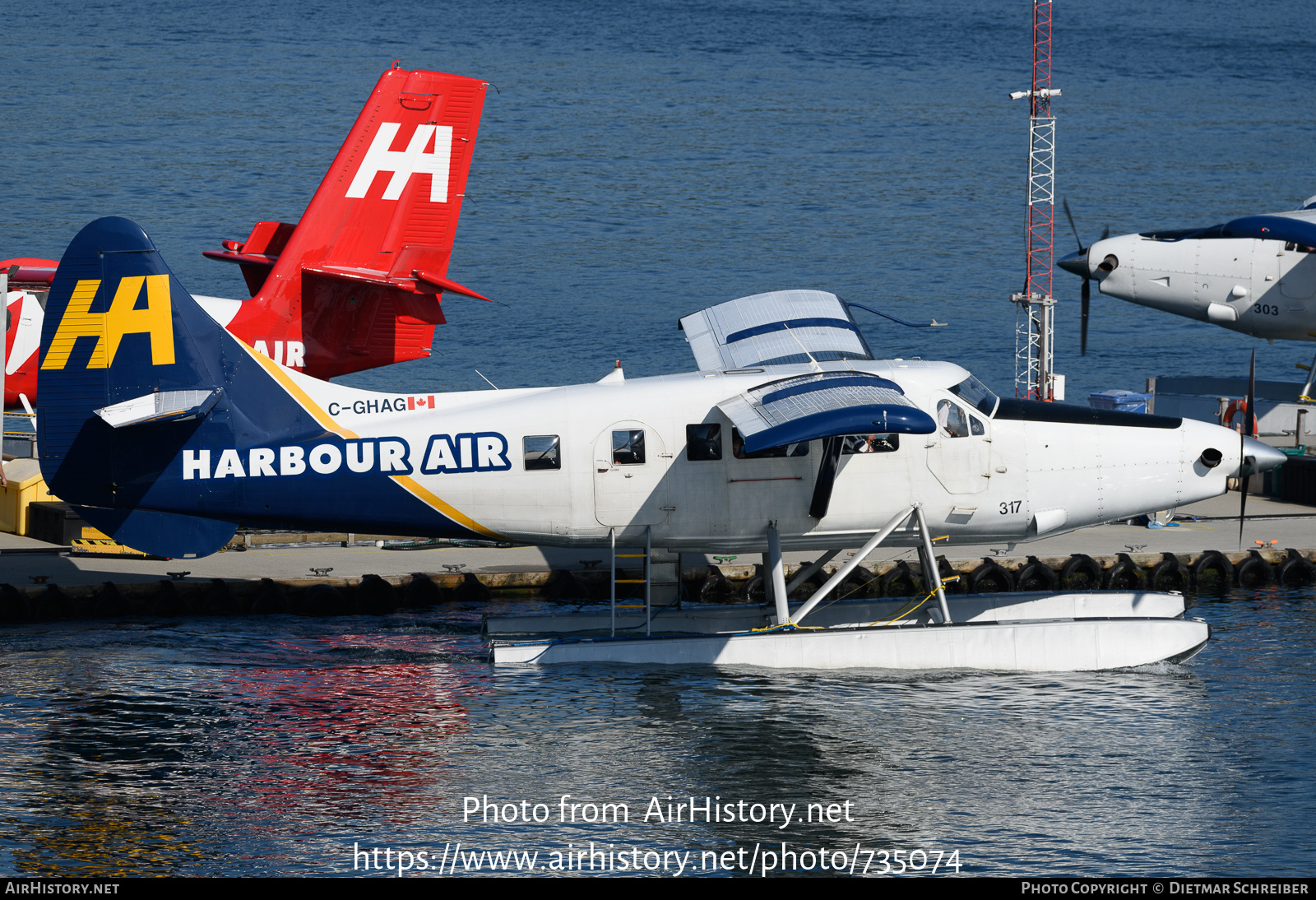 Aircraft Photo of C-GHAG | De Havilland Canada DHC-3T... Turbo Otter | Harbour Air | AirHistory.net #735074