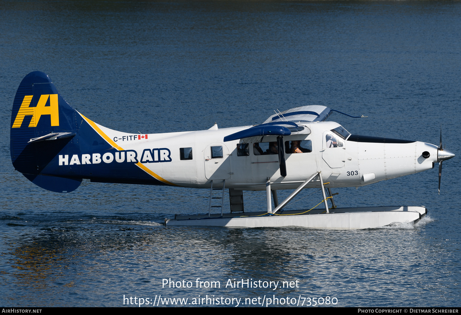 Aircraft Photo of C-FITF | Vazar DHC-3T Turbine Otter | Harbour Air | AirHistory.net #735080