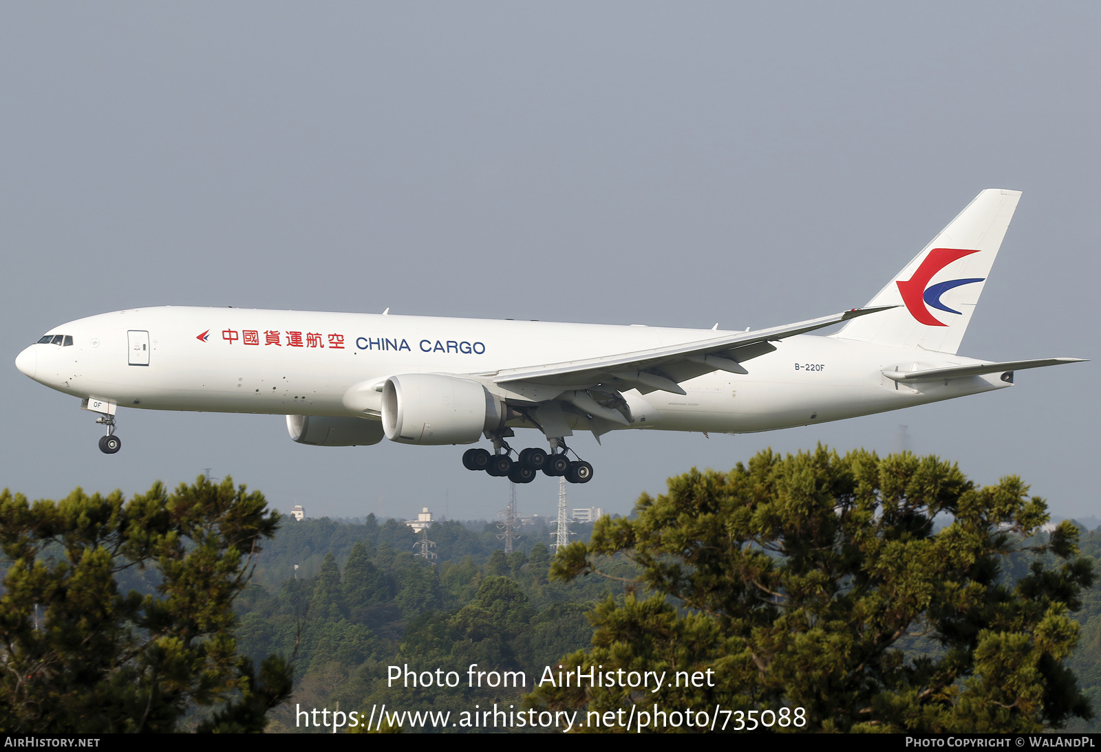 Aircraft Photo of B-220F | Boeing 777-F | China Cargo Airlines | AirHistory.net #735088