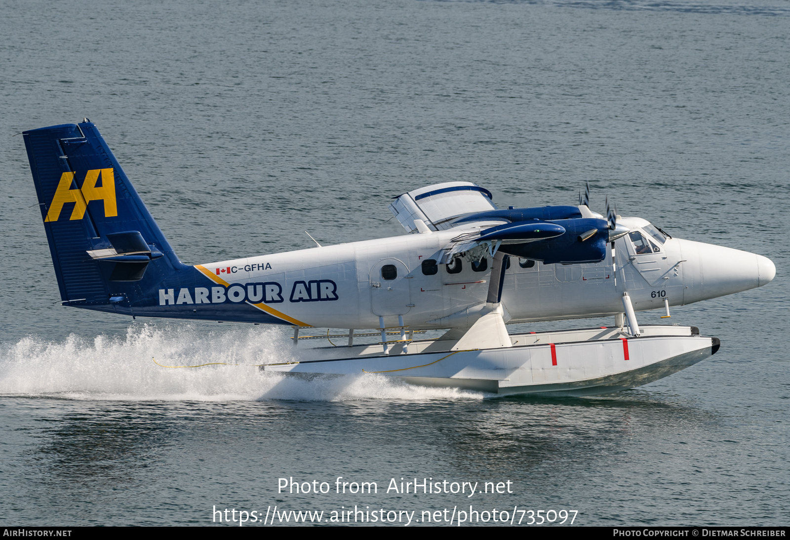 Aircraft Photo of C-GFHA | De Havilland Canada DHC-6-300 Twin Otter | Harbour Air | AirHistory.net #735097