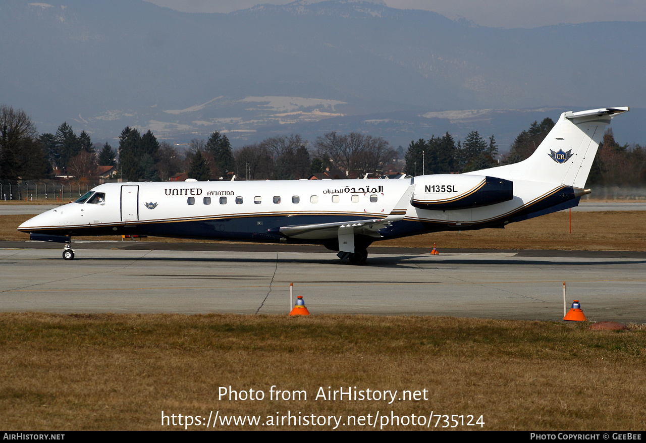 Aircraft Photo of N135SL | Embraer Legacy 600 (EMB-135BJ) | United Aviation | AirHistory.net #735124