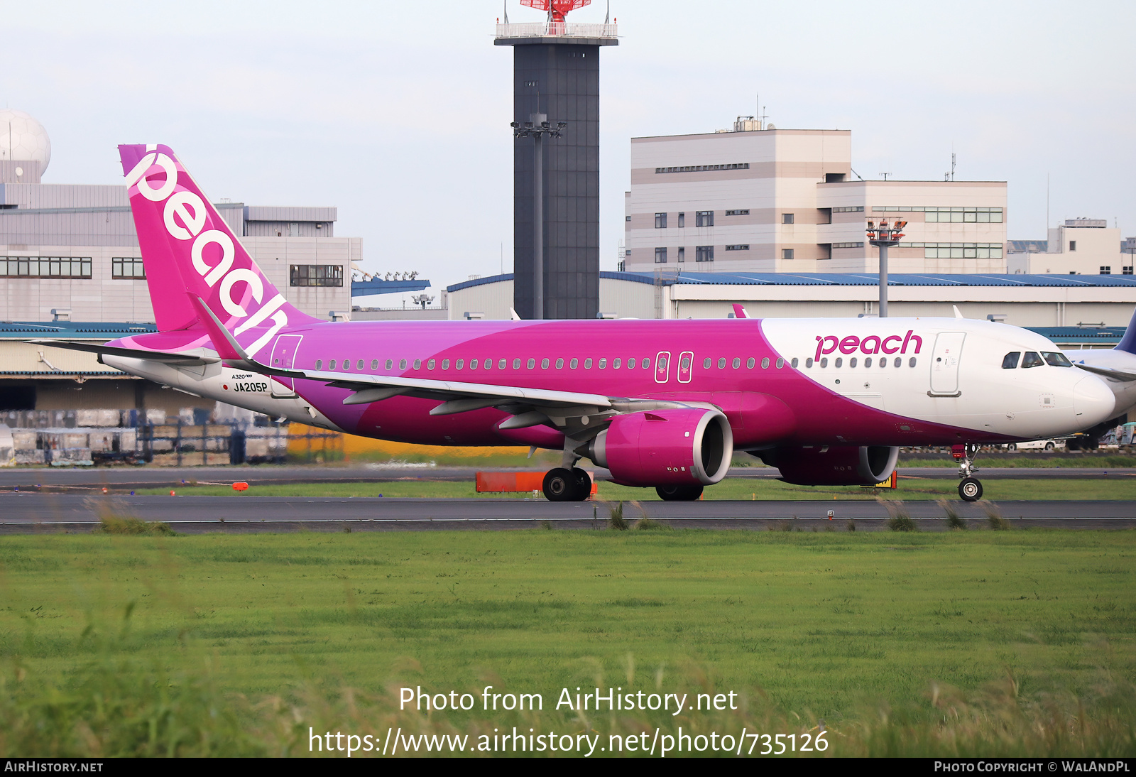 Aircraft Photo of JA205P | Airbus A320-251N | Peach Aviation | AirHistory.net #735126