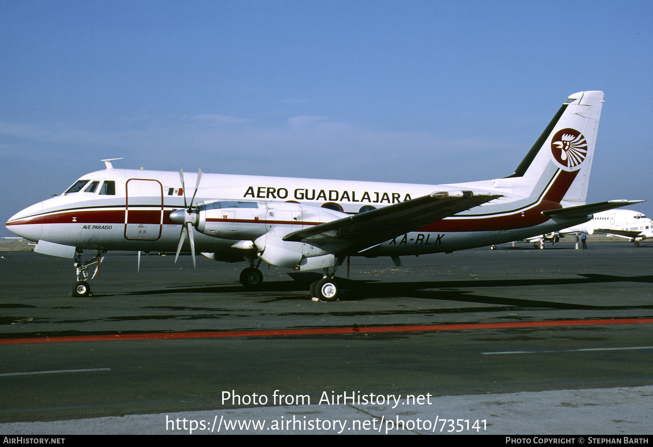 Aircraft Photo of XA-RLK | Grumman G-159 Gulfstream I | Aero Guadalajara | AirHistory.net #735141