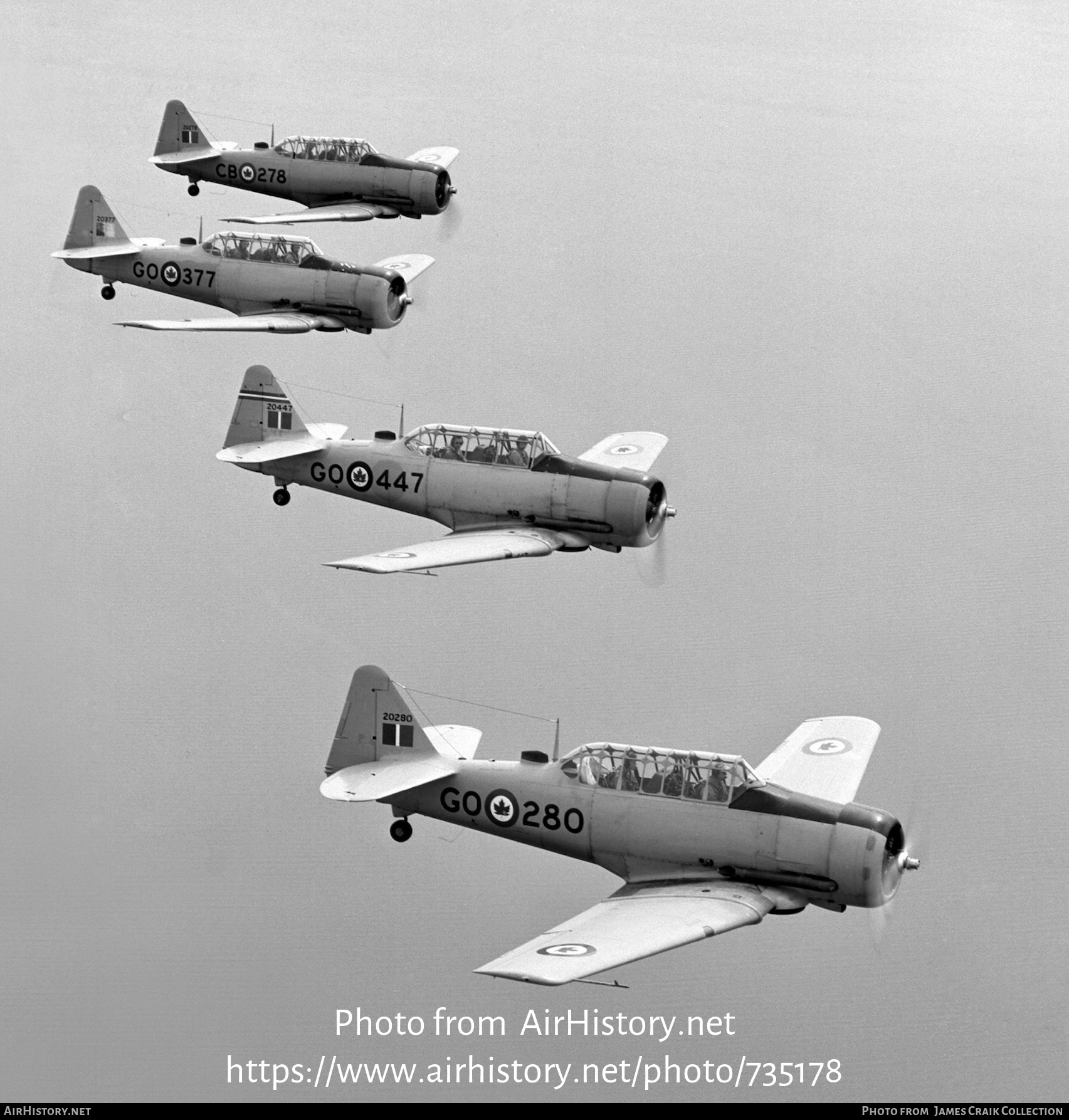 Aircraft Photo of 20280 | North American Harvard Mk4 | Canada - Air Force | AirHistory.net #735178