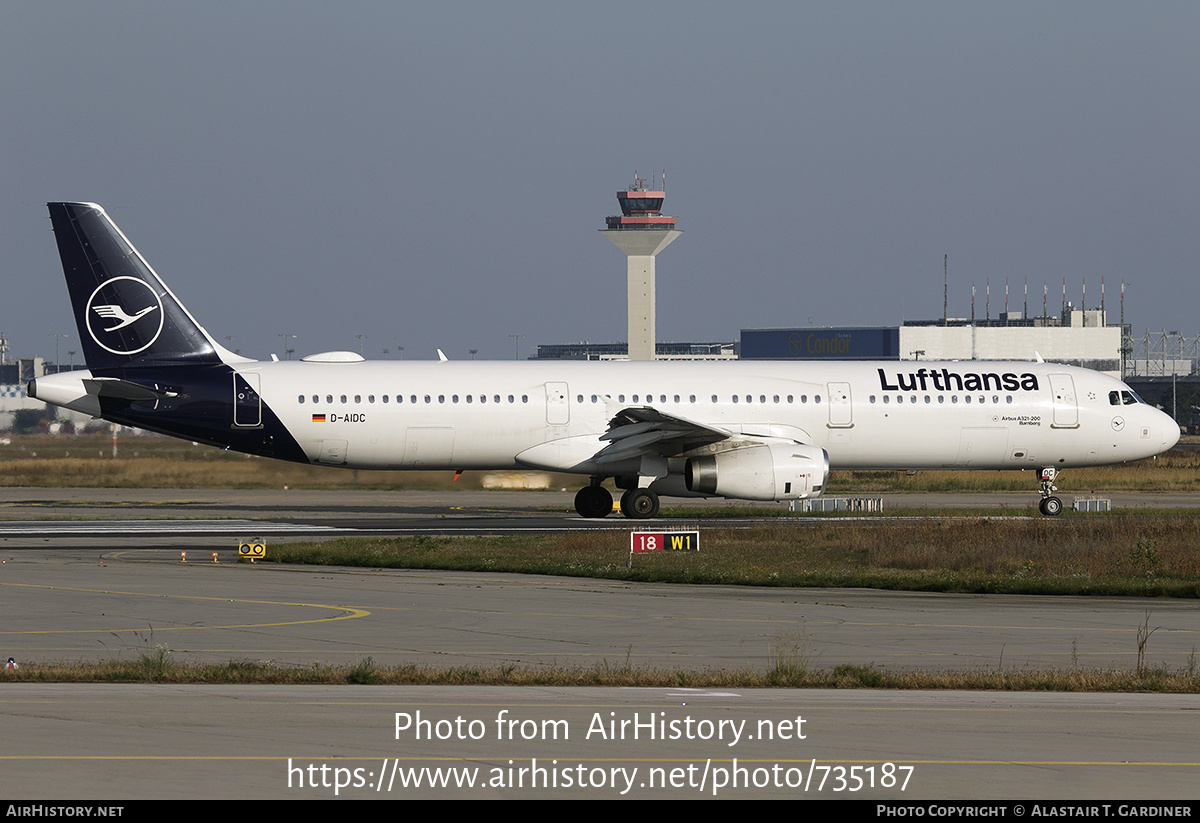 Aircraft Photo of D-AIDC | Airbus A321-231 | Lufthansa | AirHistory.net #735187