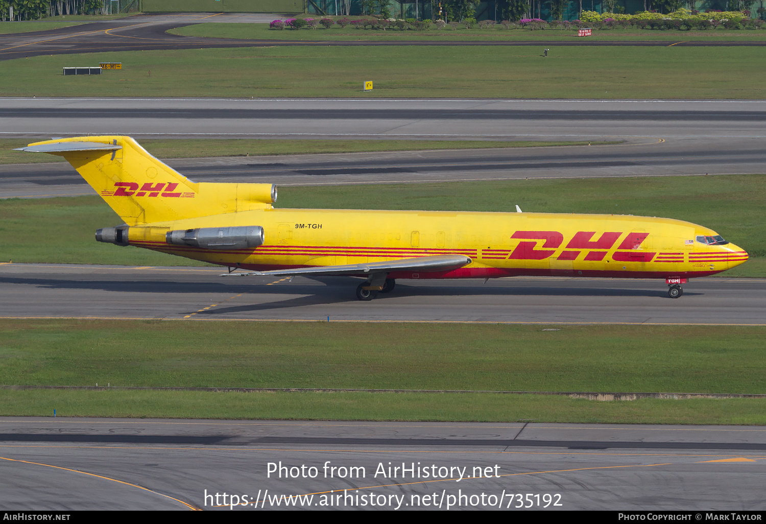 Aircraft Photo of 9M-TGH | Boeing 727-247/Adv(F) | DHL International | AirHistory.net #735192