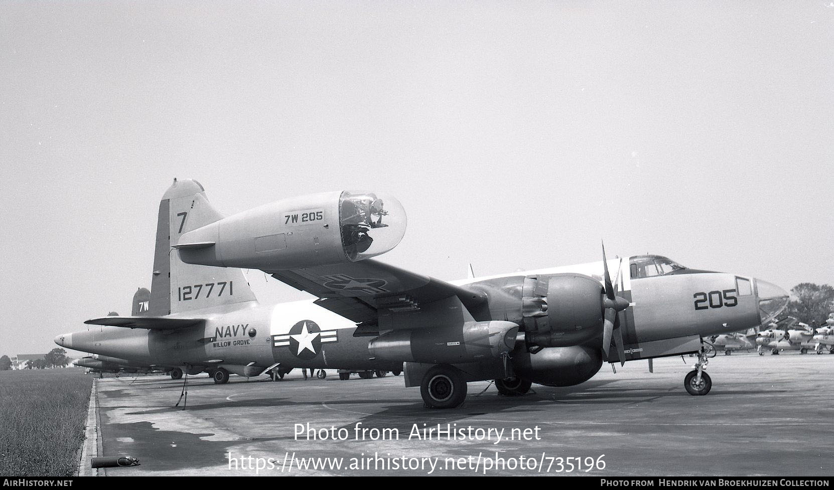 Aircraft Photo of 127771 / 7W-205 | Lockheed P2V-5F Neptune | USA - Navy | AirHistory.net #735196