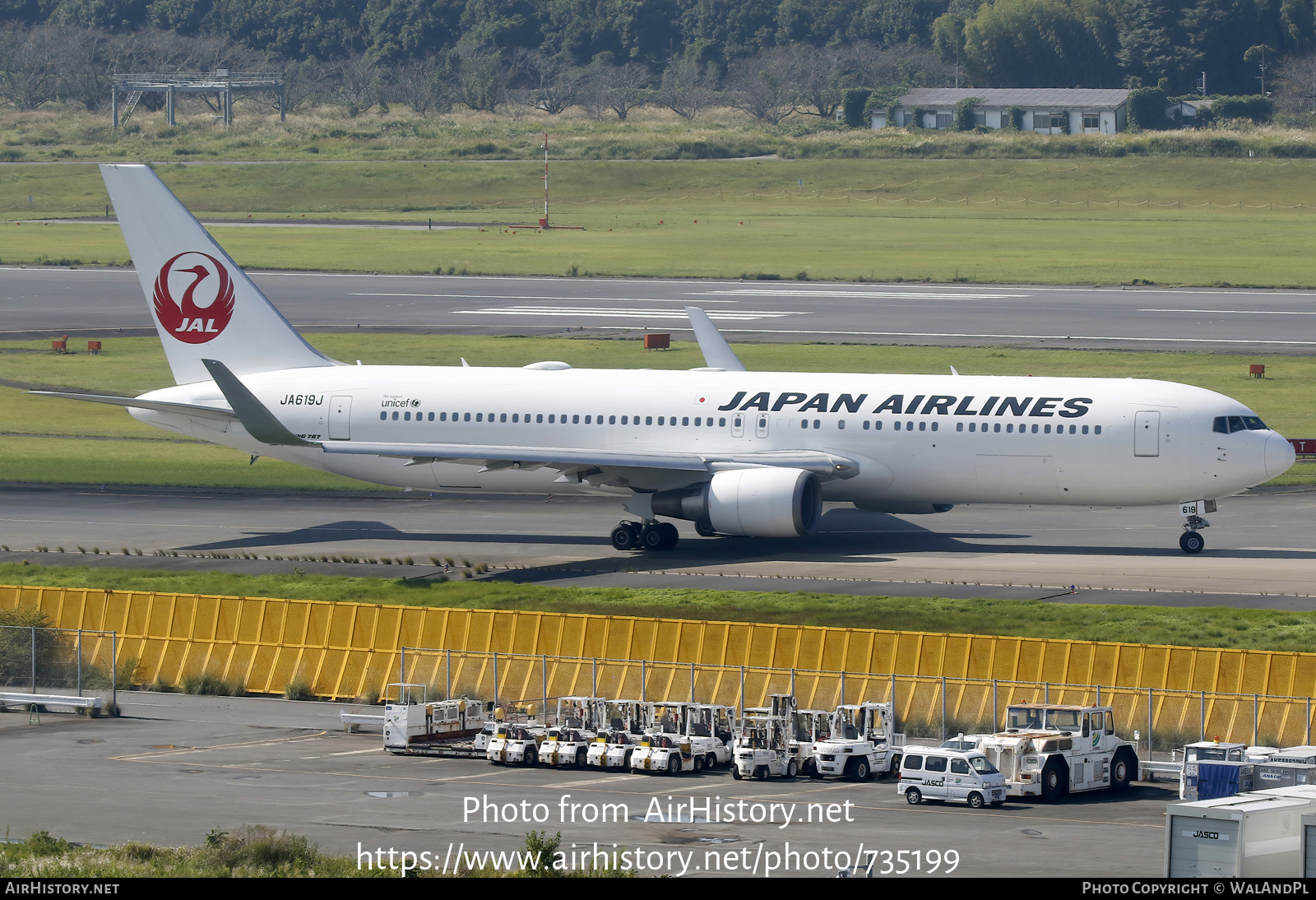 Aircraft Photo of JA619J | Boeing 767-346/ER | Japan Airlines - JAL | AirHistory.net #735199