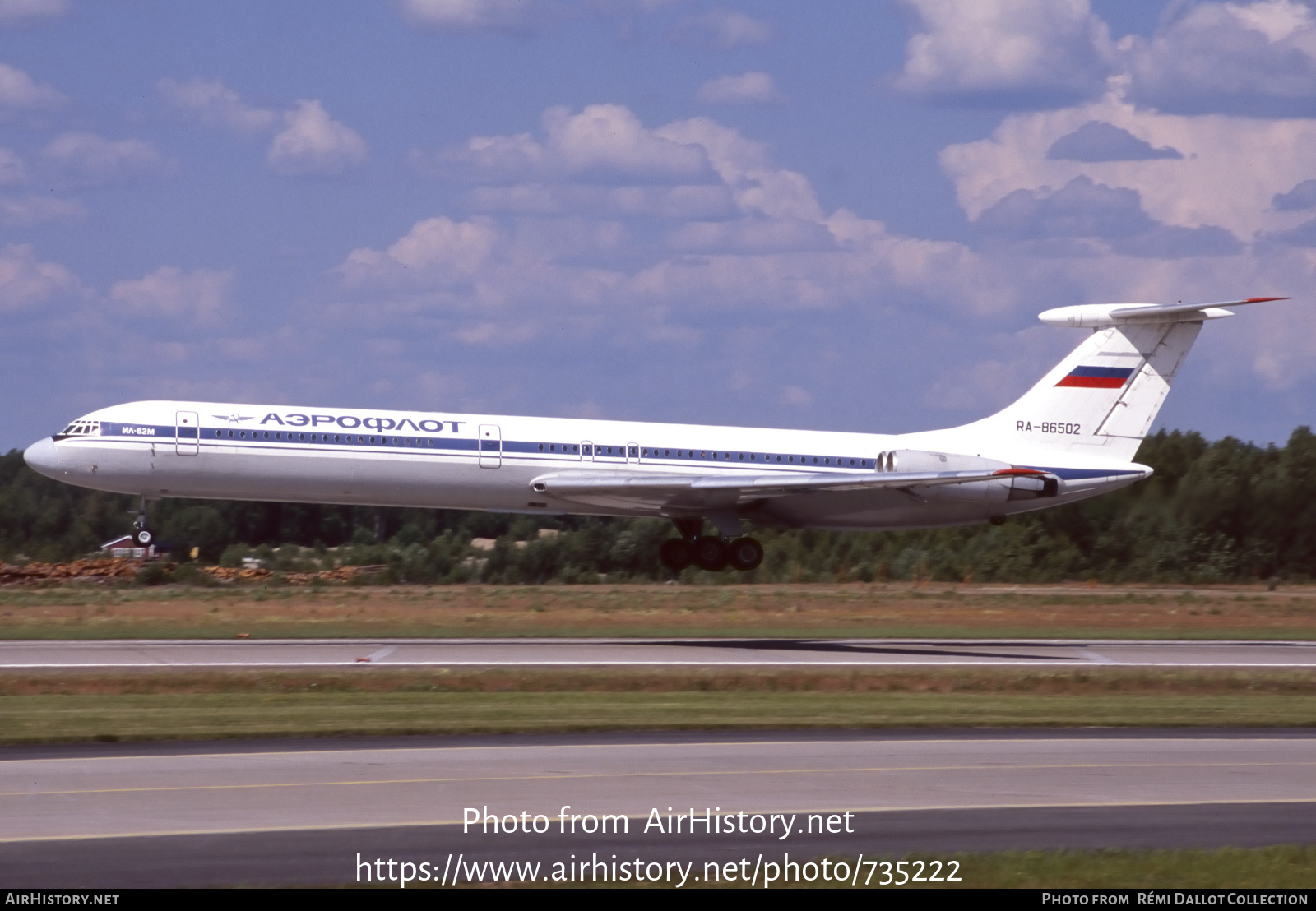 Aircraft Photo of RA-86502 | Ilyushin Il-62M | Aeroflot | AirHistory.net #735222