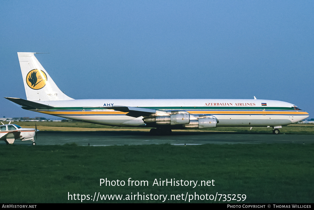 Aircraft Photo of 4K-AZ3 | Boeing 707-341C | Azerbaijan Airlines - AZAL - AHY Cargo | AirHistory.net #735259