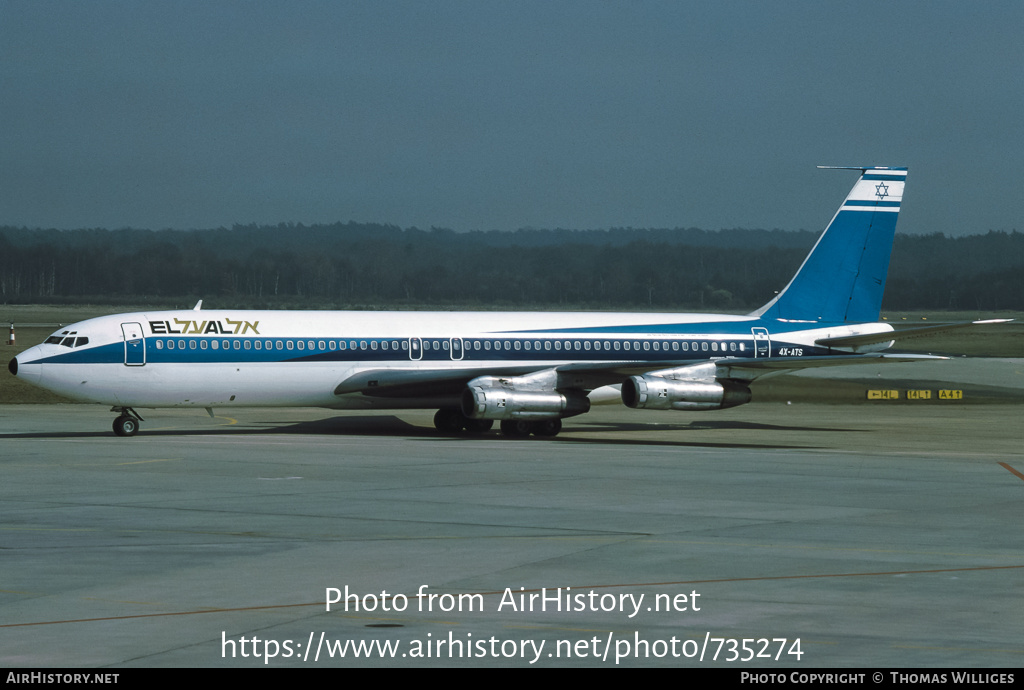 Aircraft Photo of 4X-ATS | Boeing 707-358B | El Al Israel Airlines | AirHistory.net #735274