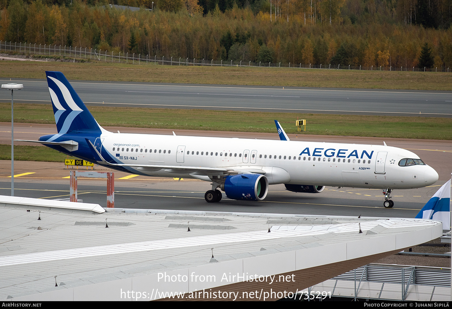 Aircraft Photo of SX-NAJ | Airbus A321-271NX | Aegean Airlines | AirHistory.net #735291