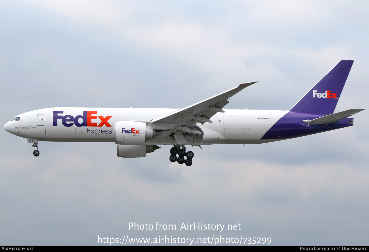 Aircraft Photo of N864FD | Boeing 777-FS2 | FedEx Express - Federal Express | AirHistory.net #735299