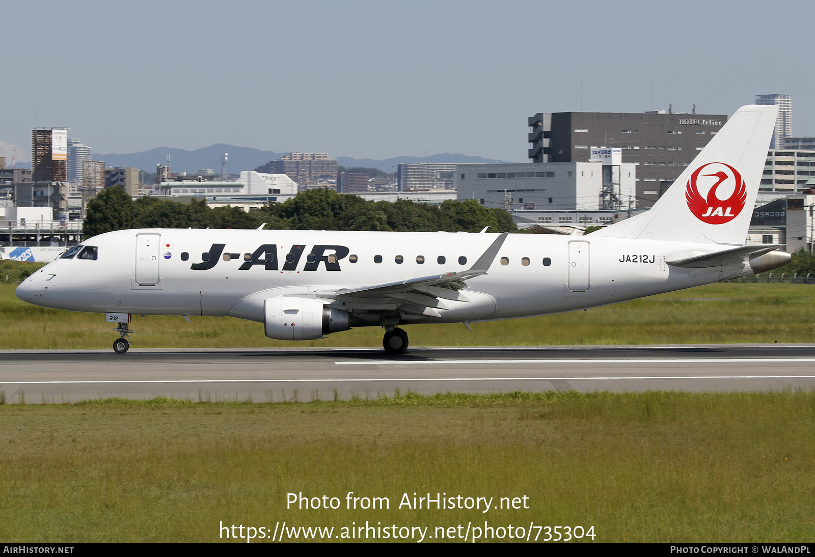 Aircraft Photo of JA212J | Embraer 170STD (ERJ-170-100STD) | J-Air | AirHistory.net #735304