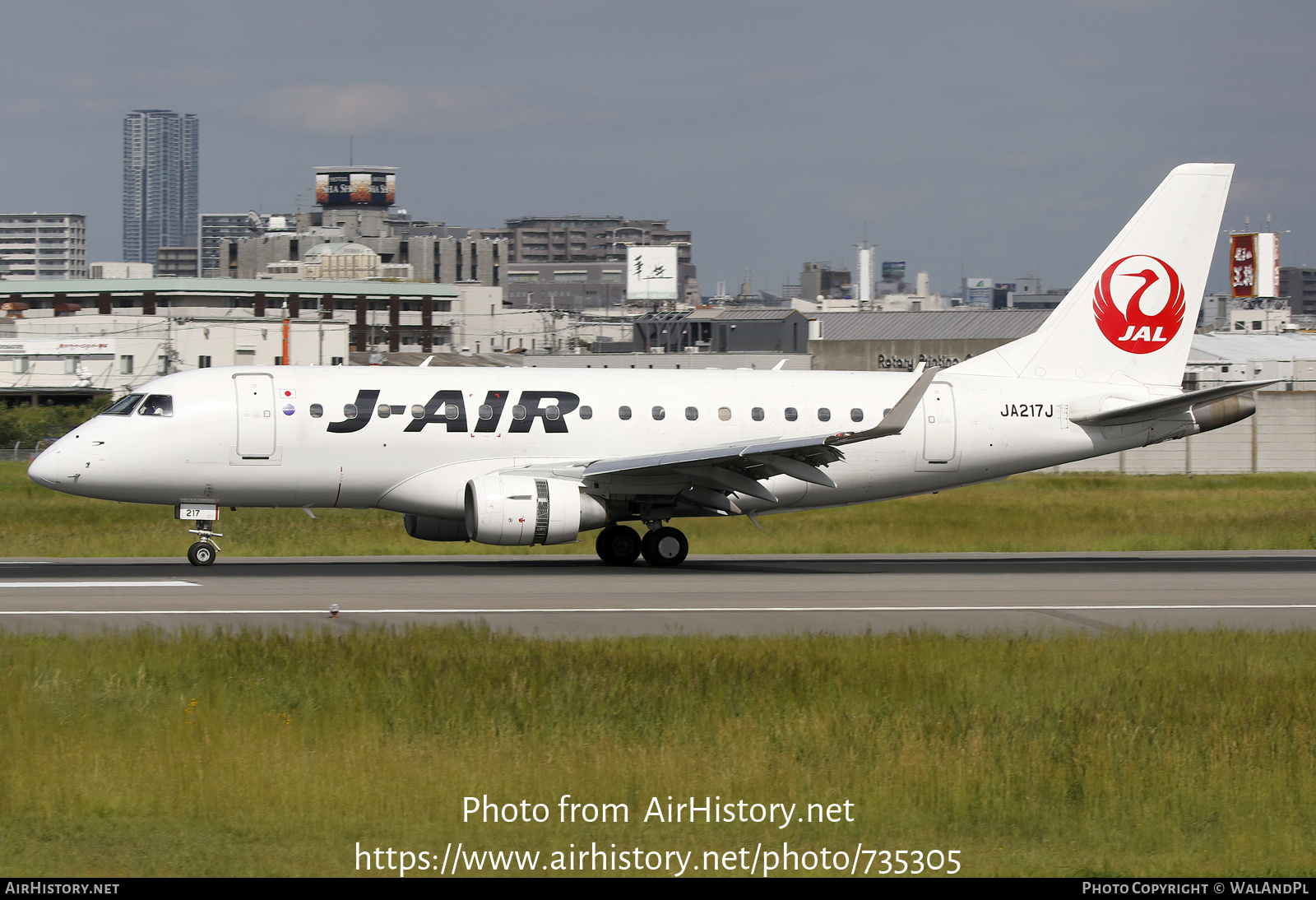 Aircraft Photo of JA217J | Embraer 170STD (ERJ-170-100STD) | J-Air | AirHistory.net #735305