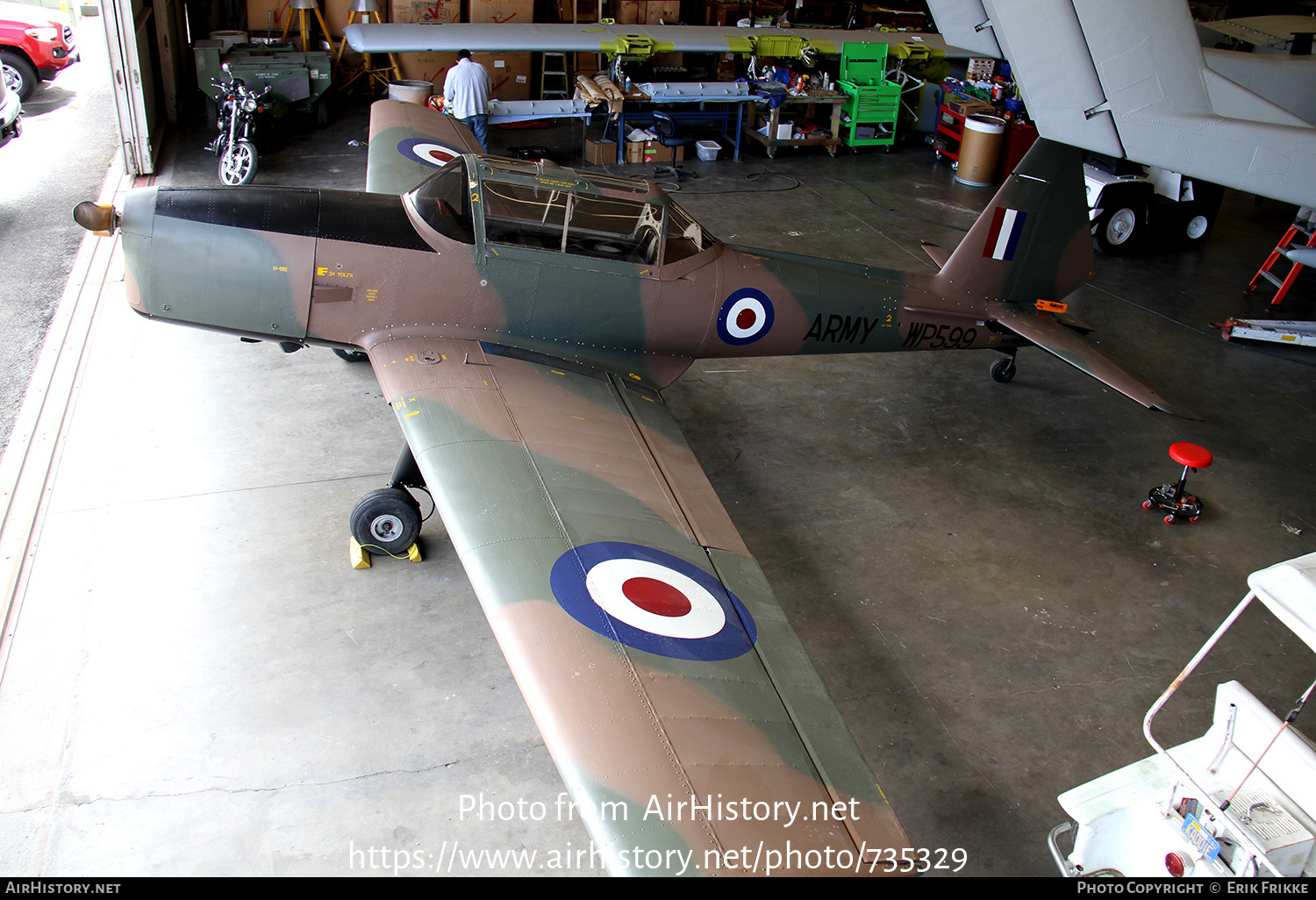 Aircraft Photo of N48262 / WP599 | De Havilland DHC-1 Chipmunk T10 | UK - Air Force | AirHistory.net #735329