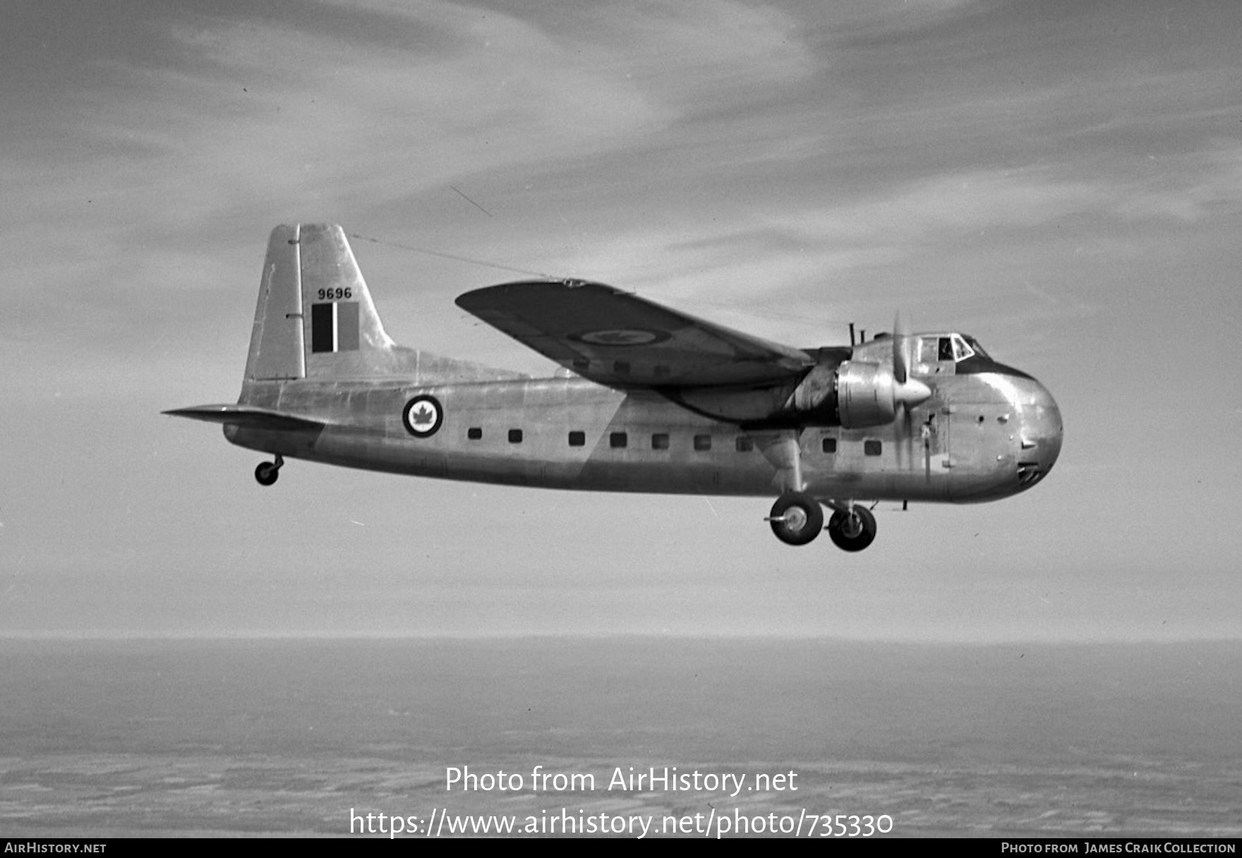 Aircraft Photo of 9696 | Bristol 170 Freighter Mk31M | Canada - Air Force | AirHistory.net #735330