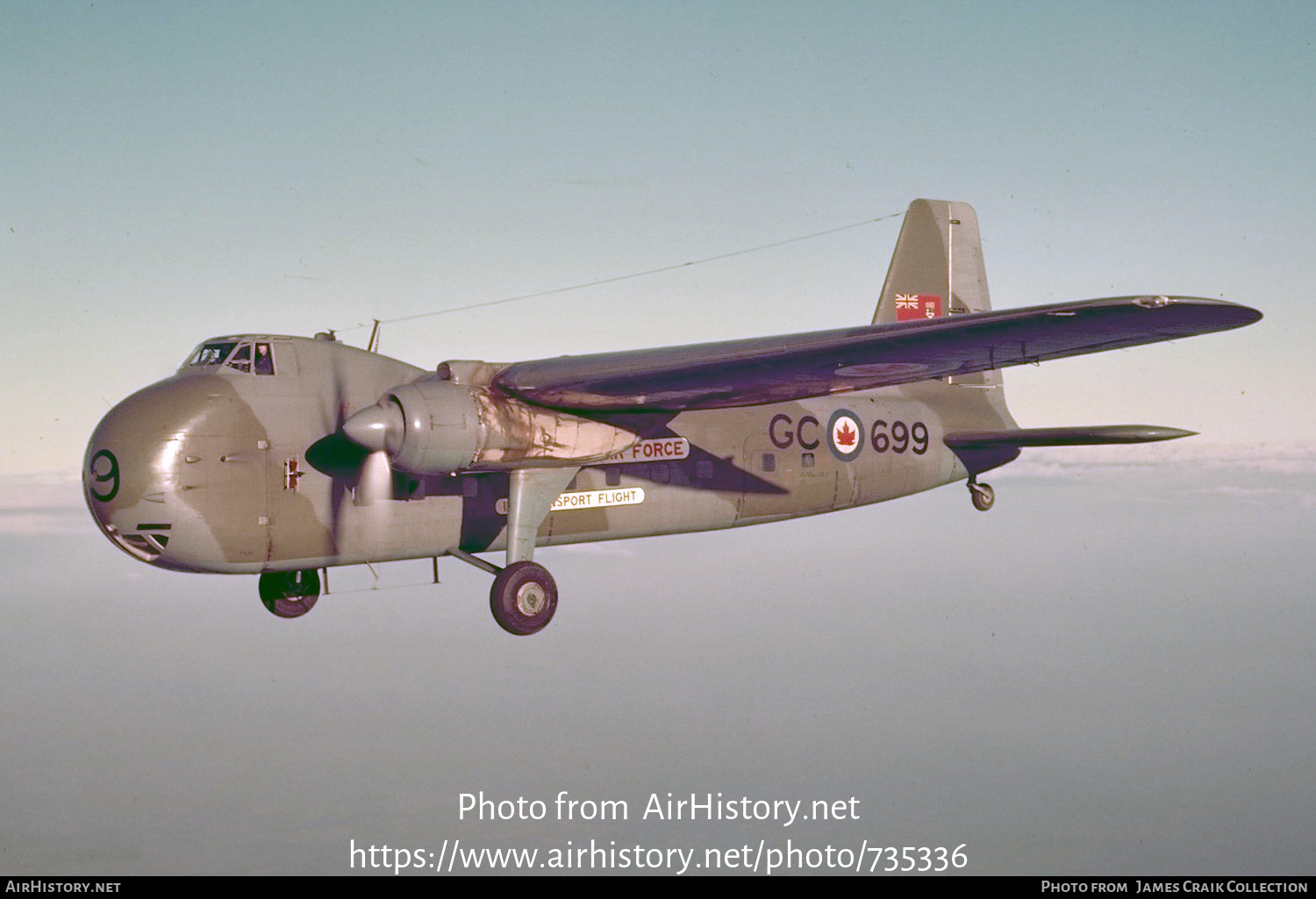 Aircraft Photo of 9699 | Bristol 170 Freighter Mk31M | Canada - Air Force | AirHistory.net #735336