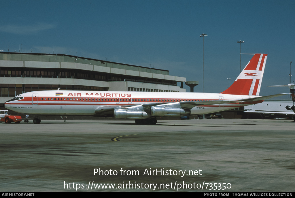 Aircraft Photo of 3B-NAE | Boeing 707-344B | Air Mauritius | AirHistory.net #735350