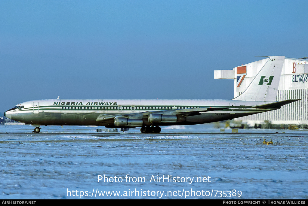 Aircraft Photo of 5N-ABK | Boeing 707-3F9C | Nigeria Airways | AirHistory.net #735389