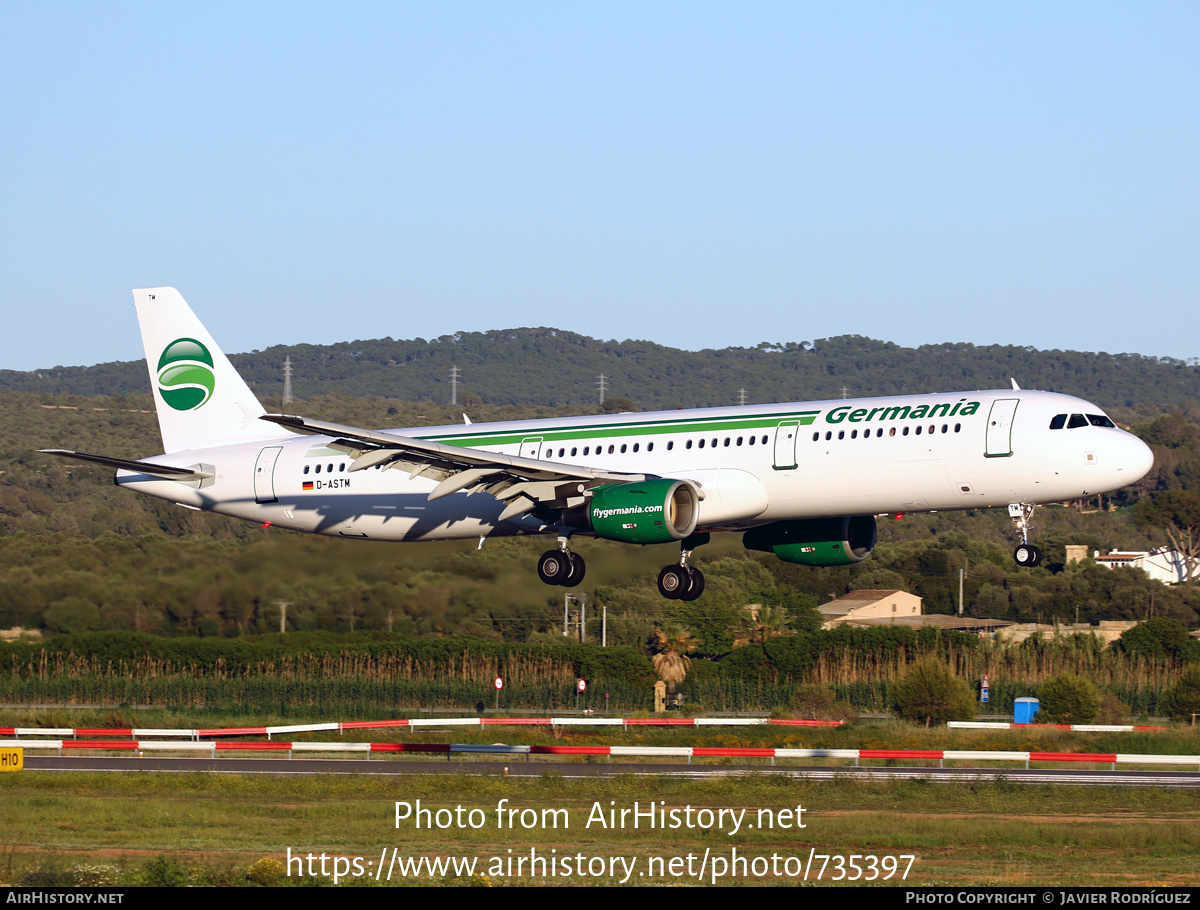 Aircraft Photo of D-ASTM | Airbus A321-211 | Germania | AirHistory.net #735397