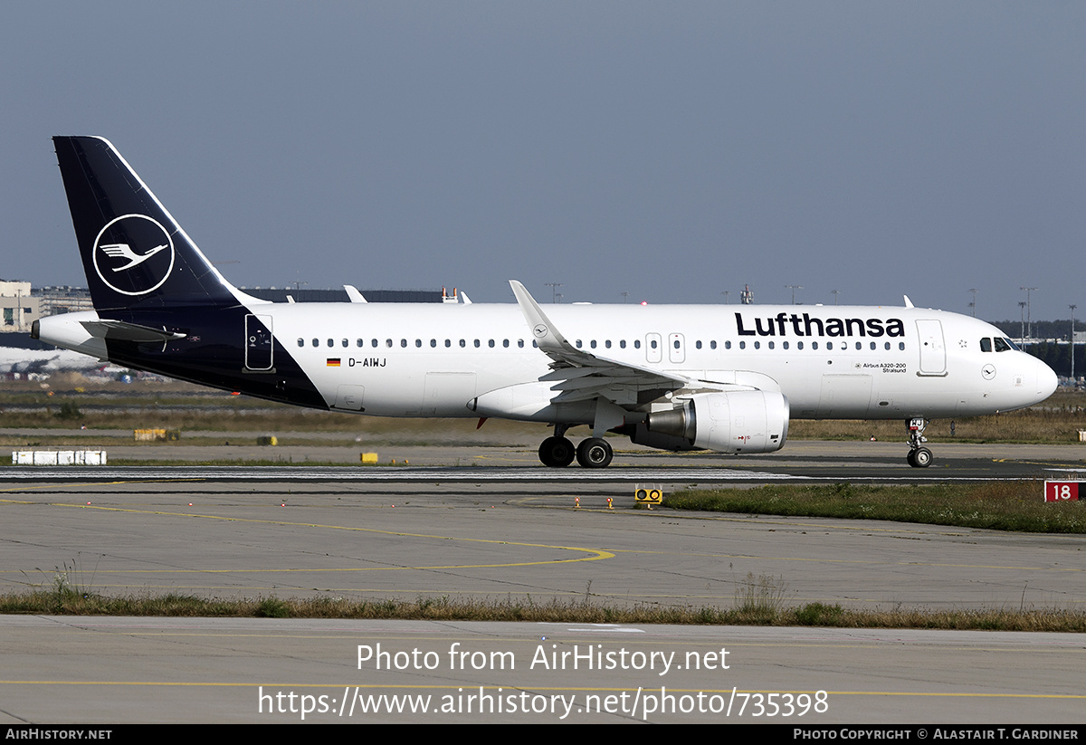 Aircraft Photo of D-AIWJ | Airbus A320-214 | Lufthansa | AirHistory.net #735398