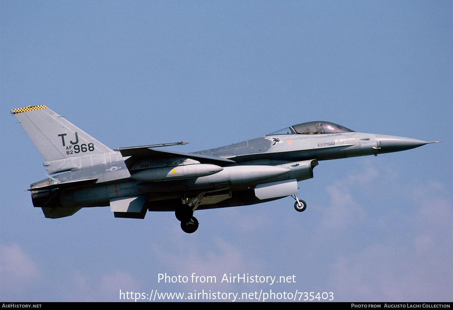 Aircraft Photo of 82-0968 / AF82-968 | General Dynamics F-16A Fighting Falcon | USA - Air Force | AirHistory.net #735403