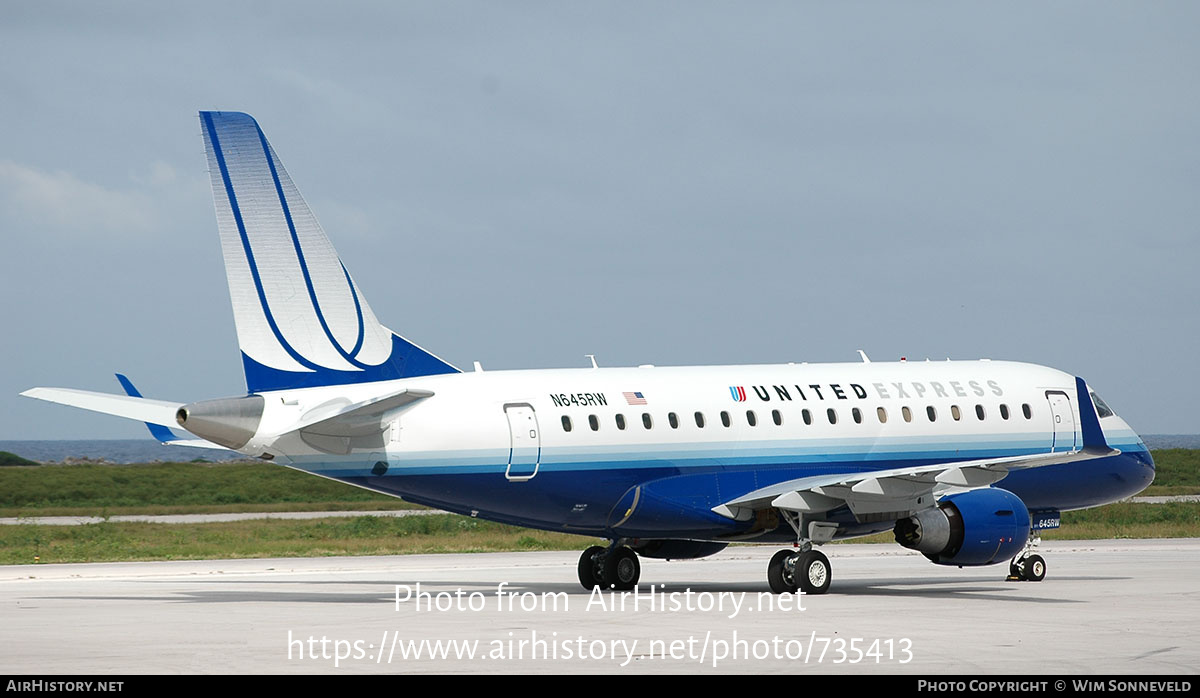 Aircraft Photo of N645RW | Embraer 170SE (ERJ-170-100SE) | United Express | AirHistory.net #735413