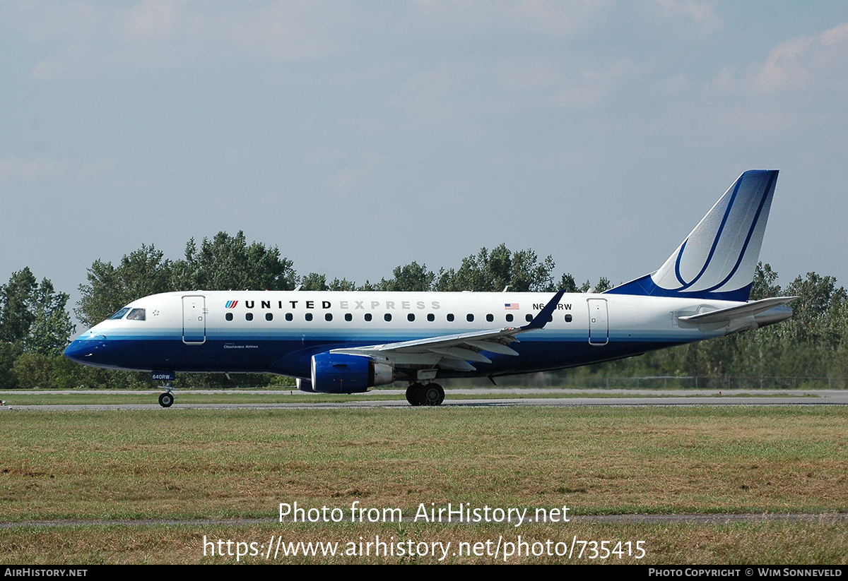 Aircraft Photo of N640RW | Embraer 170SE (ERJ-170-100SE) | United Express | AirHistory.net #735415