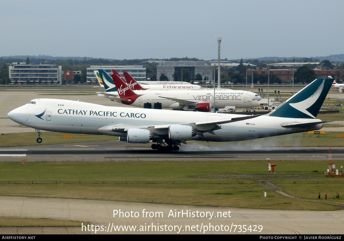 Aircraft Photo of B-LJL | Boeing 747-867F/SCD | Cathay Pacific Airways Cargo | AirHistory.net #735429