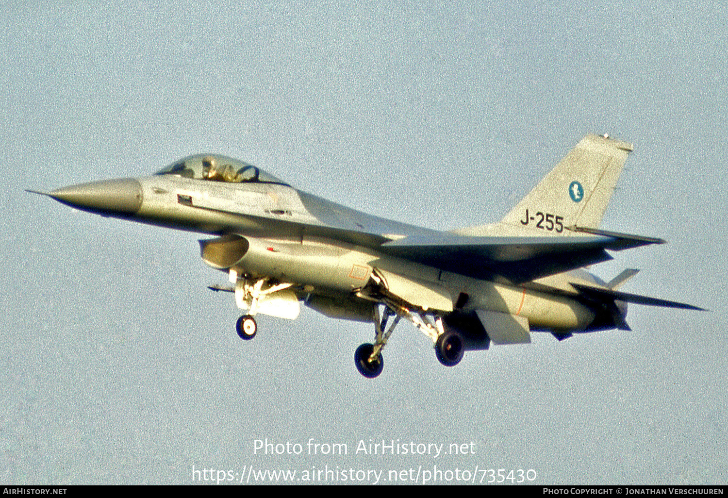 Aircraft Photo of J-255 | General Dynamics F-16A Fighting Falcon | Netherlands - Air Force | AirHistory.net #735430