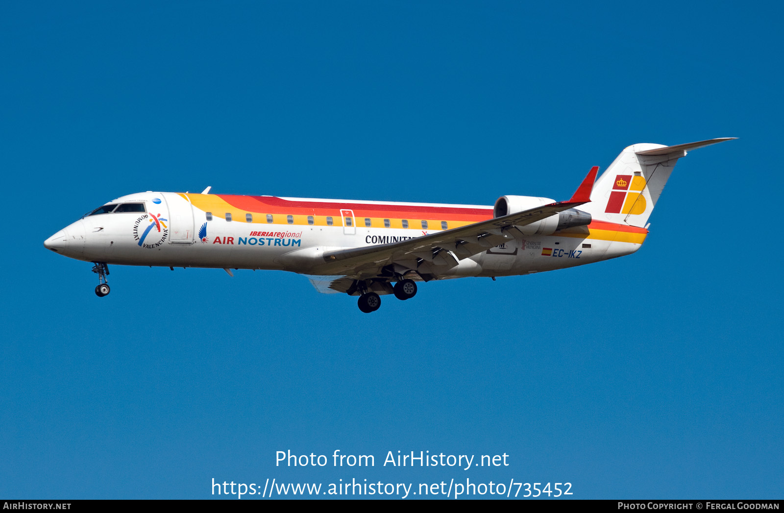 Aircraft Photo of EC-IKZ | Bombardier CRJ-200ER (CL-600-2B19) | Iberia Regional | AirHistory.net #735452