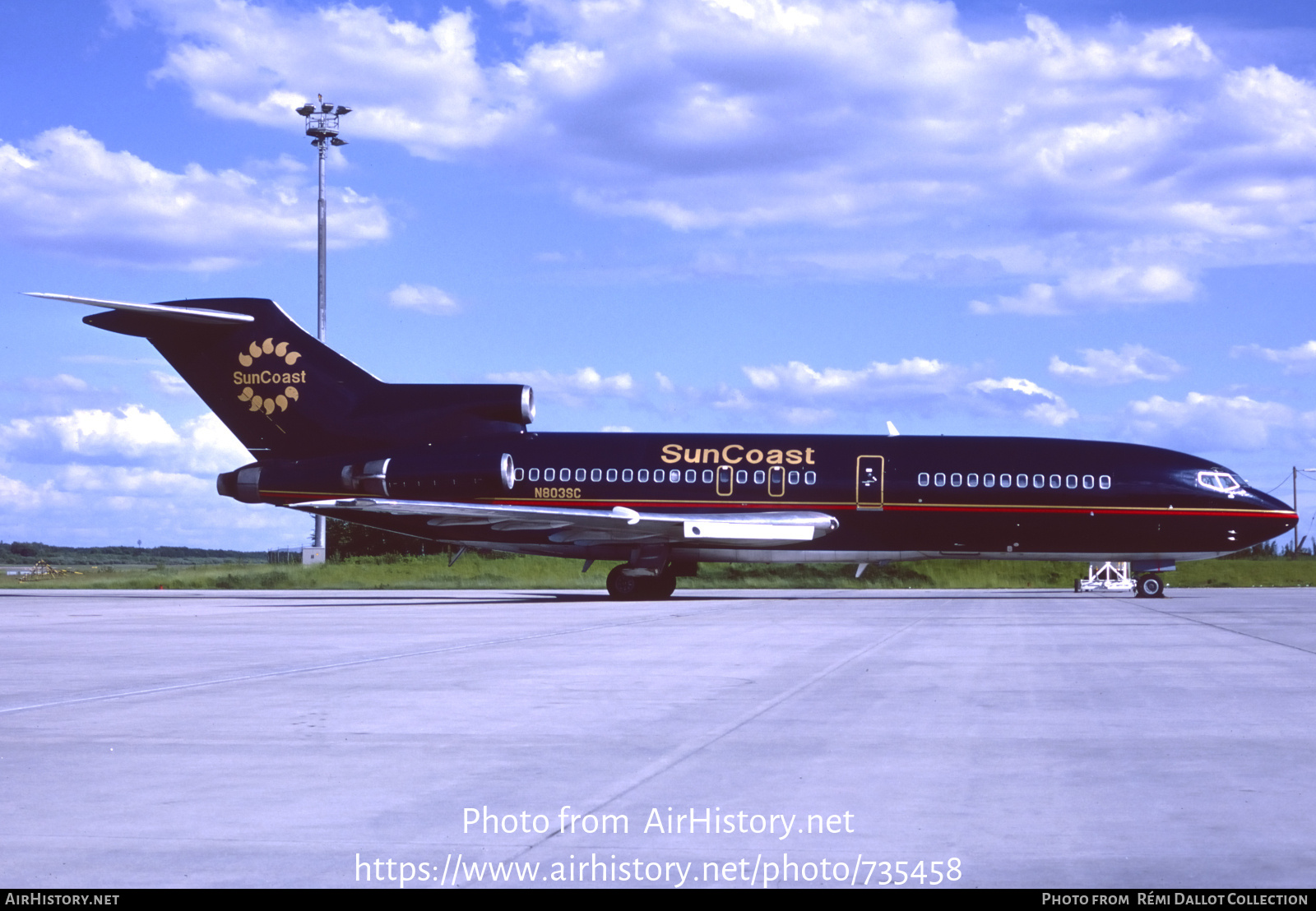 Aircraft Photo of N803SC | Boeing 727-27 | SunCoast Airlines | AirHistory.net #735458