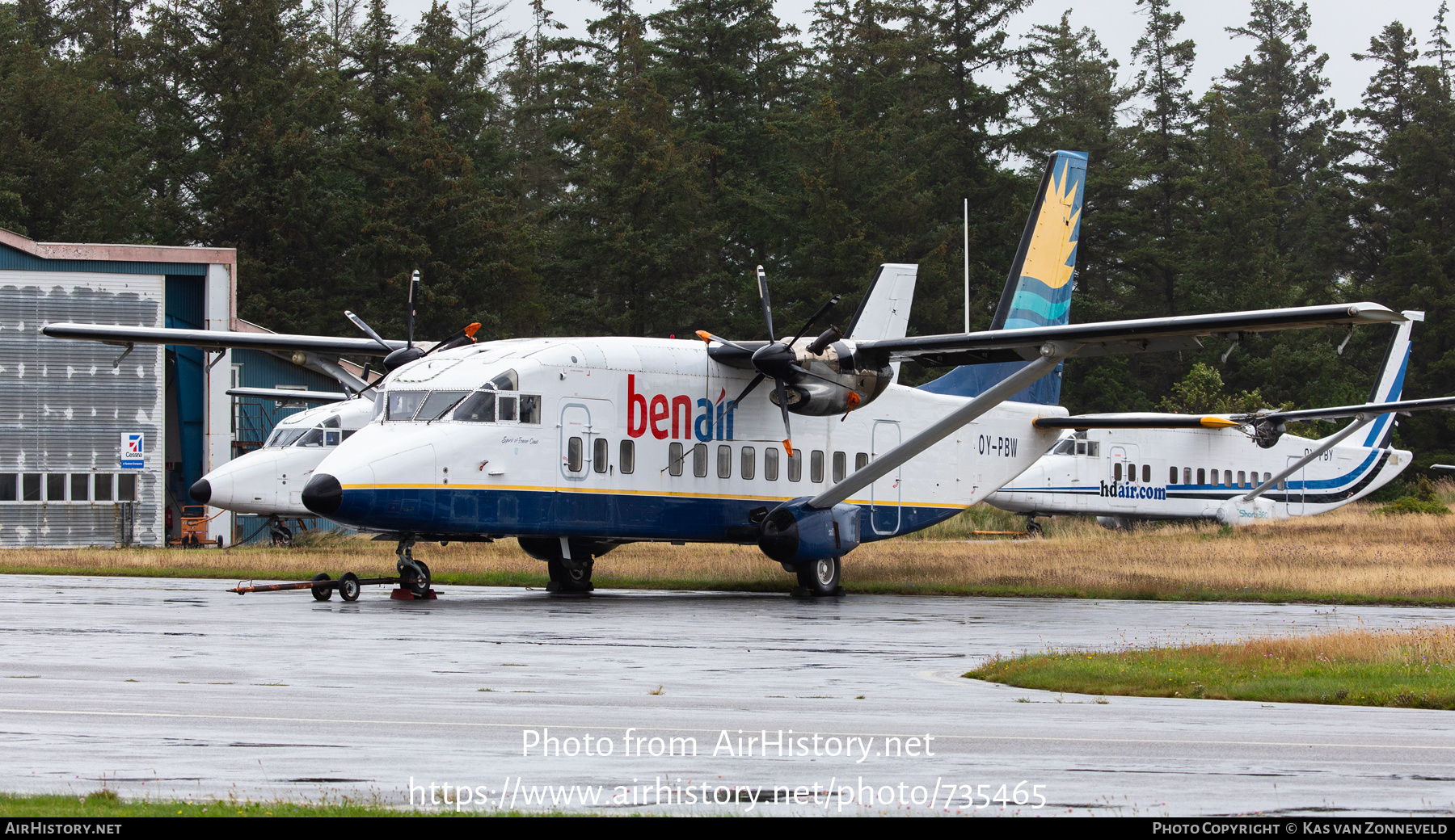 Aircraft Photo of OY-PBW | Short 360-300 | BenAir | AirHistory.net #735465