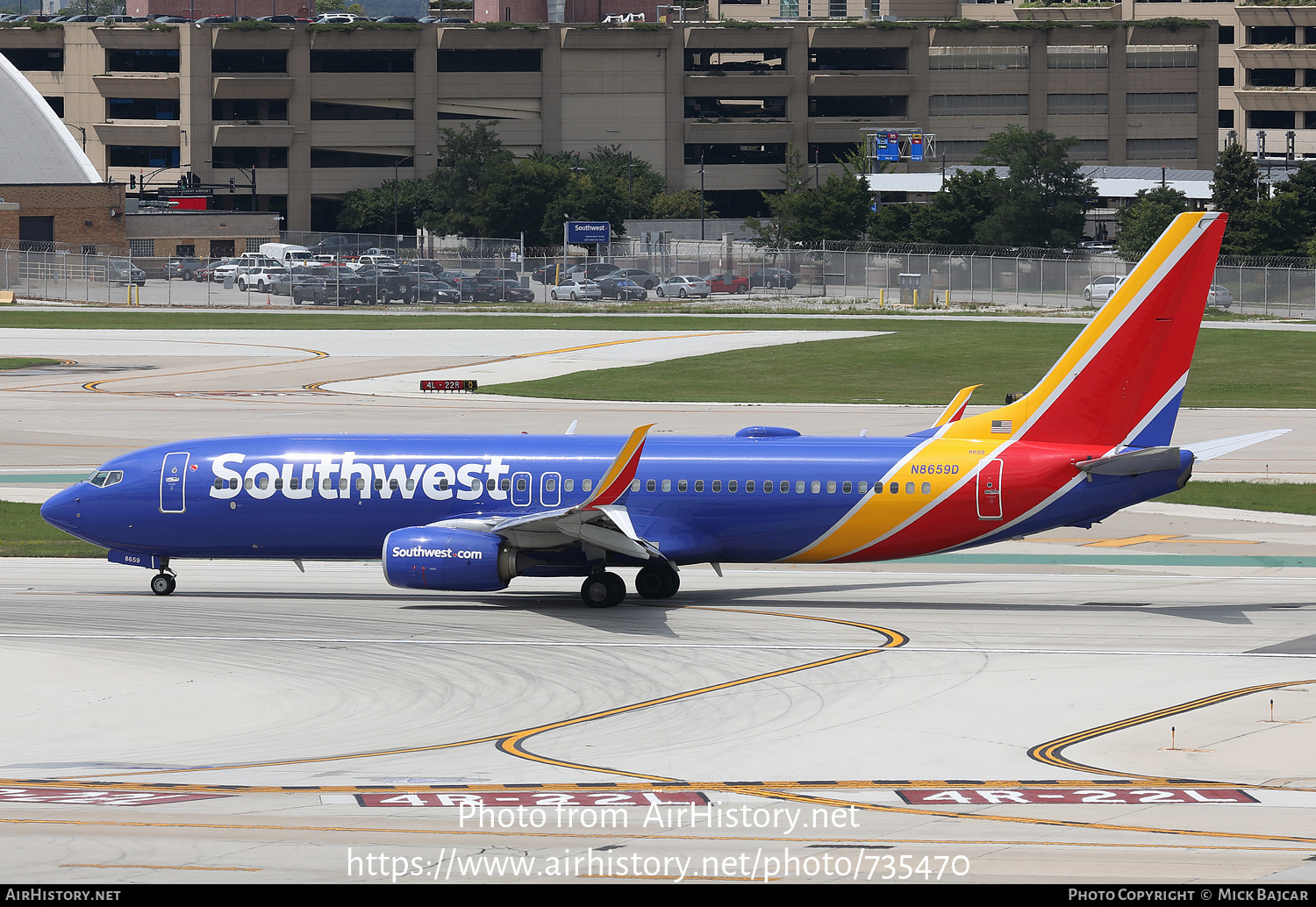 Aircraft Photo of N8659D | Boeing 737-8H4 | Southwest Airlines | AirHistory.net #735470