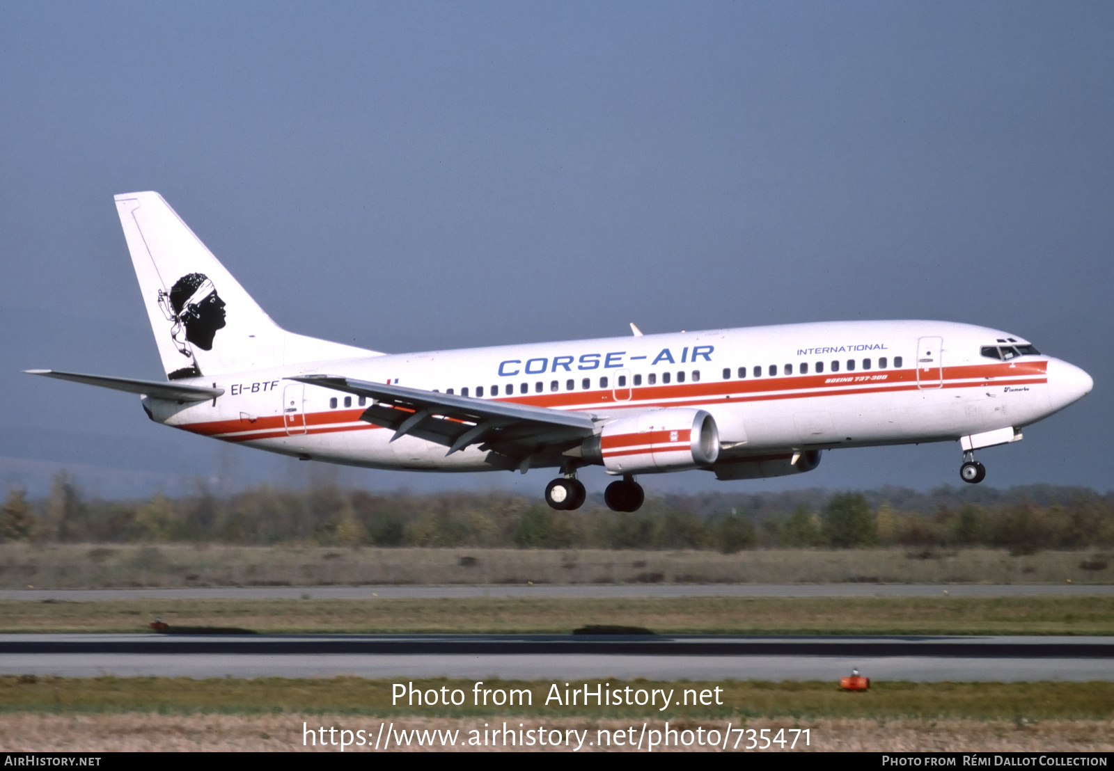 Aircraft Photo of EI-BTF | Boeing 737-3Y0 | Corse Air International | AirHistory.net #735471