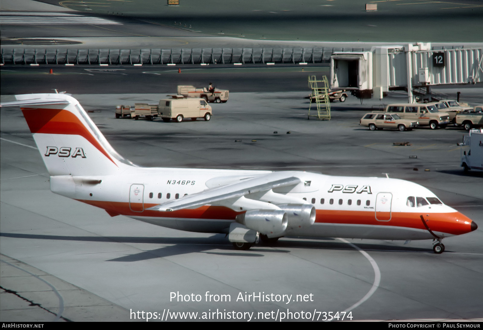 Aircraft Photo of N346PS | British Aerospace BAe-146-200 | PSA - Pacific Southwest Airlines | AirHistory.net #735474