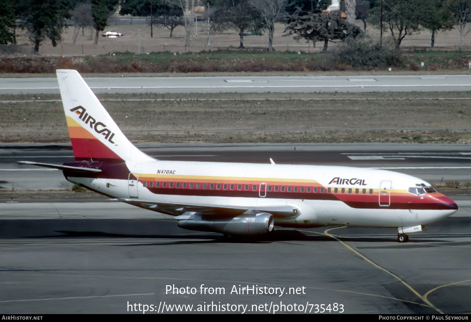 Aircraft Photo of N470AC | Boeing 737-247 | AirCal | AirHistory.net #735483