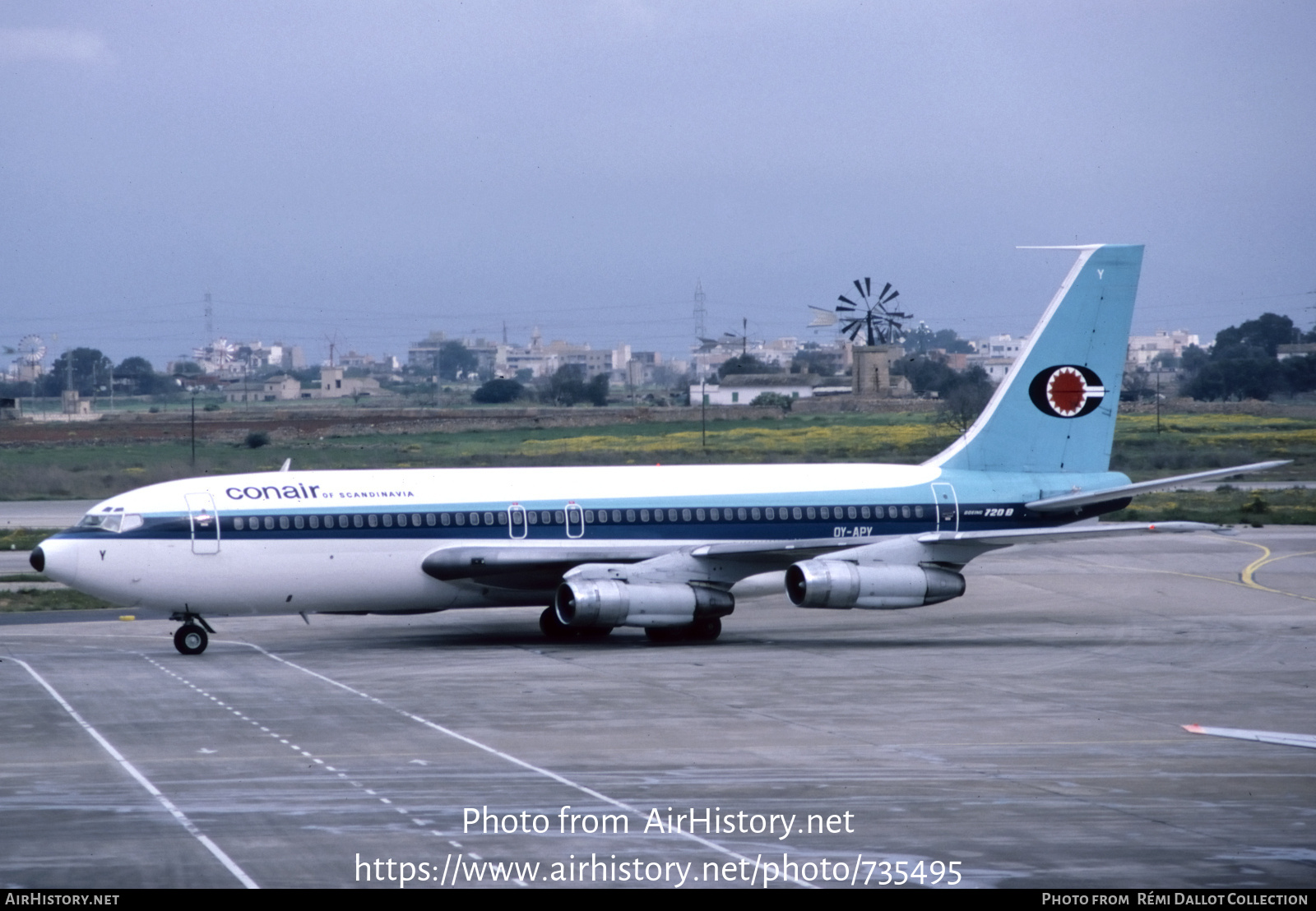 Aircraft Photo of OY-APY | Boeing 720-051B | Conair of Scandinavia | AirHistory.net #735495