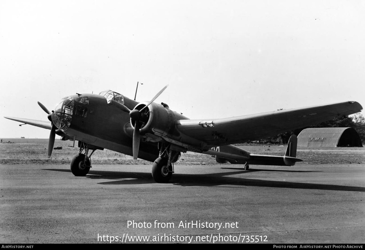Aircraft Photo of AN127 | Handley Page HP.52 Hampden Mk1 | New Zealand - Air Force | AirHistory.net #735512